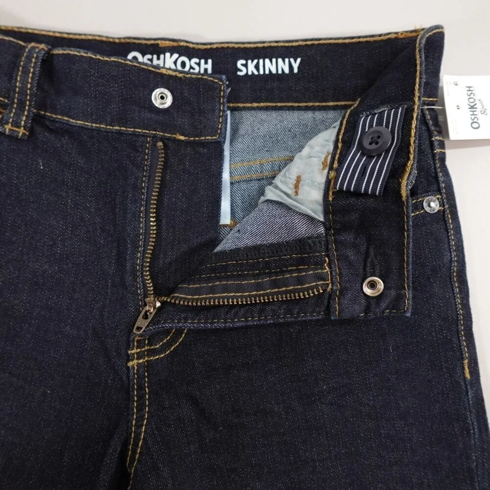 Oshkosh B'gosh Boys Size 8‎ Skinny Jeans Dark Wash Denim